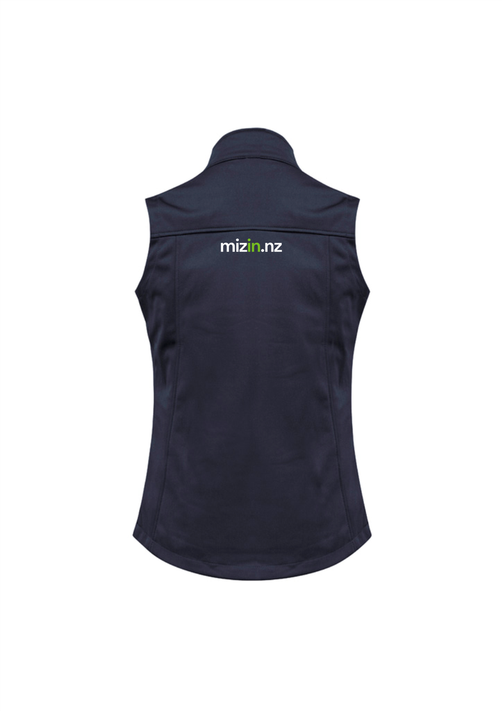 Mizin Cabins Ladies Geneva Softshell Vest