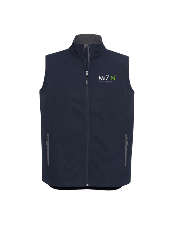 Mizin Cabins Mens Geneva Softshell Vest